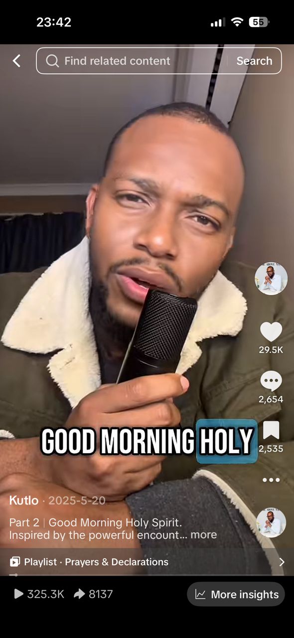 Good Morning Holy Spirit video
