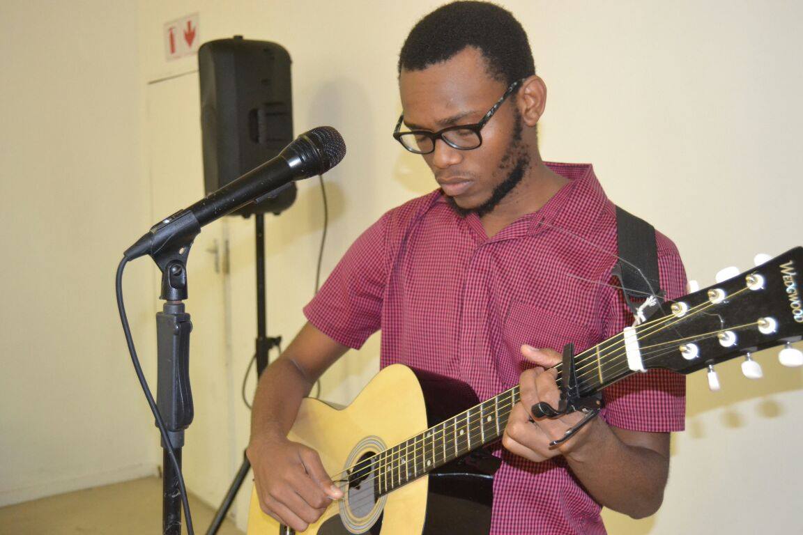 Kutlo leading worship in earlier years